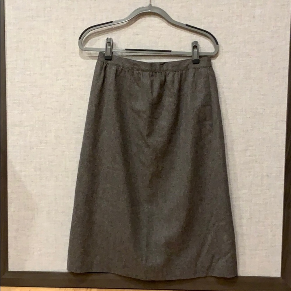 Grey Wool Pencil Skirt...with Pockets!!!